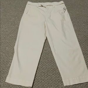 Ivory Capri pants